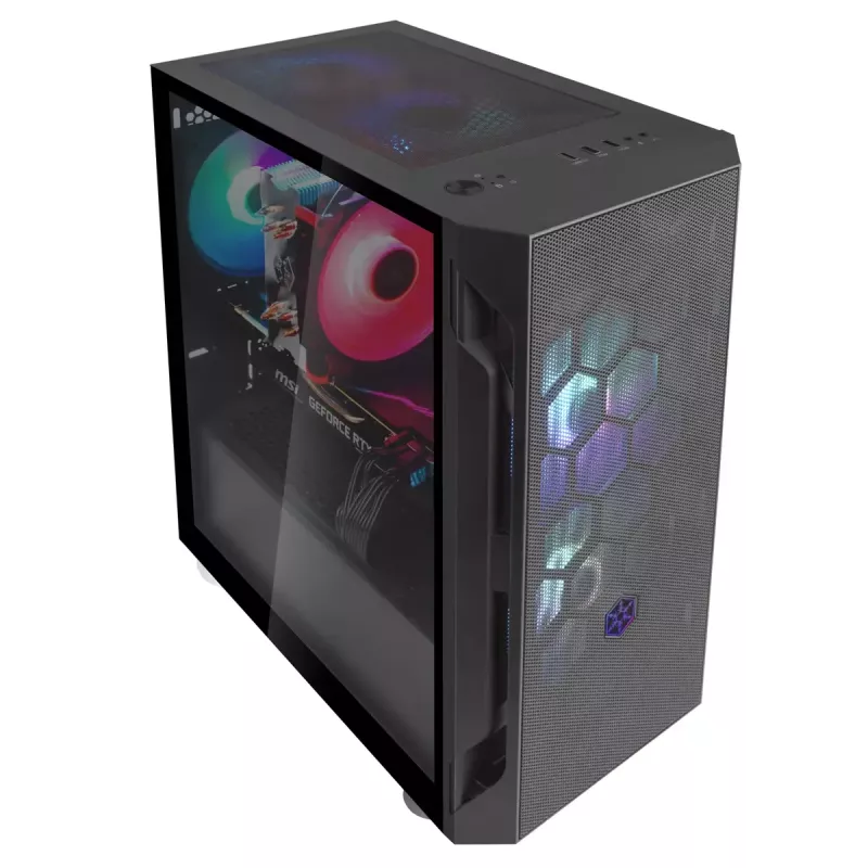 PC Case Silverstone FARA H1M PRO Micro Tower Black