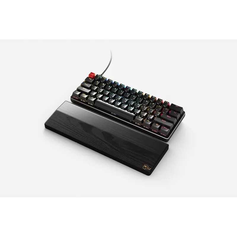 Wooden Keyboard Wrist Rest Glorious PC Gaming Race GV-75-DARK Black
