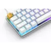 Glorious Gaming GMMK keyboard USB QWERTY US International Silver, White