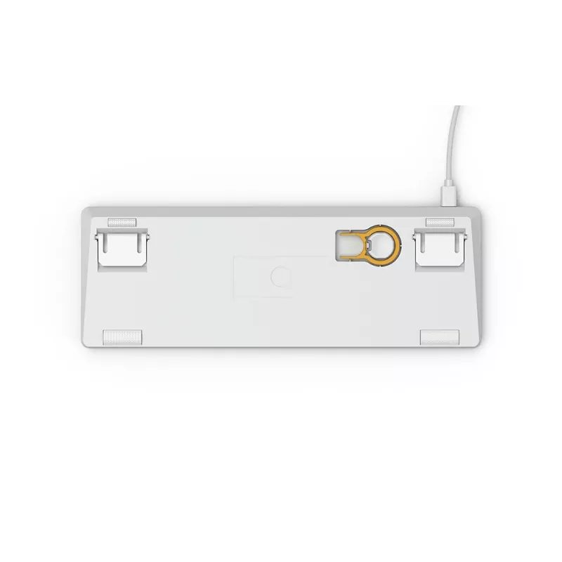 Glorious Gaming GMMK keyboard USB QWERTY US International Silver, White
