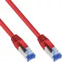 InLine Patch Cable S/FTP PiMF Cat.6A halogen free 500MHz red 0.5m