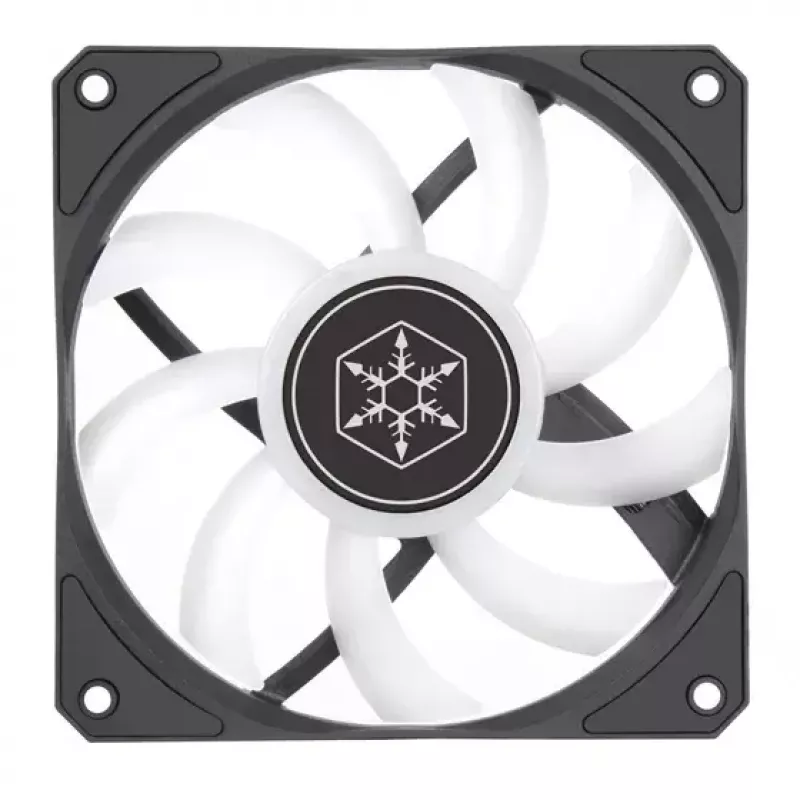Air cooler Silverstone Air Slimmer 120 12 cm Black Transparent