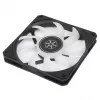Air cooler Silverstone Air Slimmer 120 12 cm Black Transparent