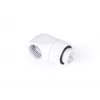 Mounting kit Alphacool Eiszapfen L-connector rotatable G1/4 outer thread to G1/4 inner thread white