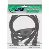 InLine Y-power cable 1x CEE 7/7 angled / 2x 3pin IEC C13 male, 1.8m