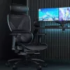Mesh seat ThunderX3 XTC Mesh backrest Black height 118-126 cm