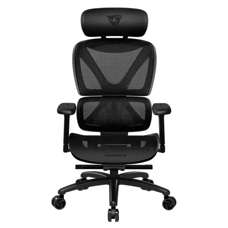 Mesh seat ThunderX3 XTC Mesh backrest Black height 118-126 cm