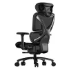 Mesh seat ThunderX3 XTC Mesh backrest Black height 118-126 cm
