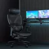 Mesh seat ThunderX3 XTC Mesh backrest Black height 118-126 cm