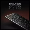 Axagon HMC-KB-GE, USB 5Gbps hub w. keyboard, HDMI 4K/60Hz, 3x USB-A, SD/mSD, audio, PD 100, German layout