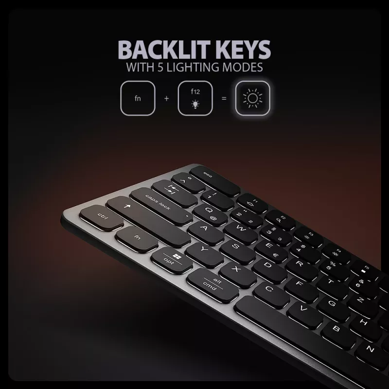 Axagon HMC-KB-GE, USB 5Gbps hub w. keyboard, HDMI 4K/60Hz, 3x USB-A, SD/mSD, audio, PD 100, German layout