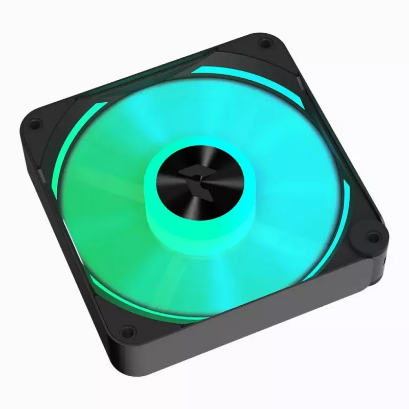 Fan APNX FP2-120 PWM ARGB Maximum airflow 83.87 cfm Black