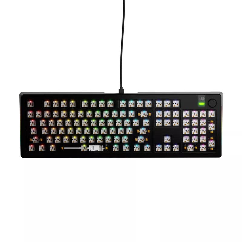 Glorious PC Gaming Race GMMK 3 PRO Barebones Keyboard Full-size USB RGB LED