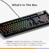 Glorious PC Gaming Race GMMK 3 PRO Barebones Keyboard Full-size USB RGB LED