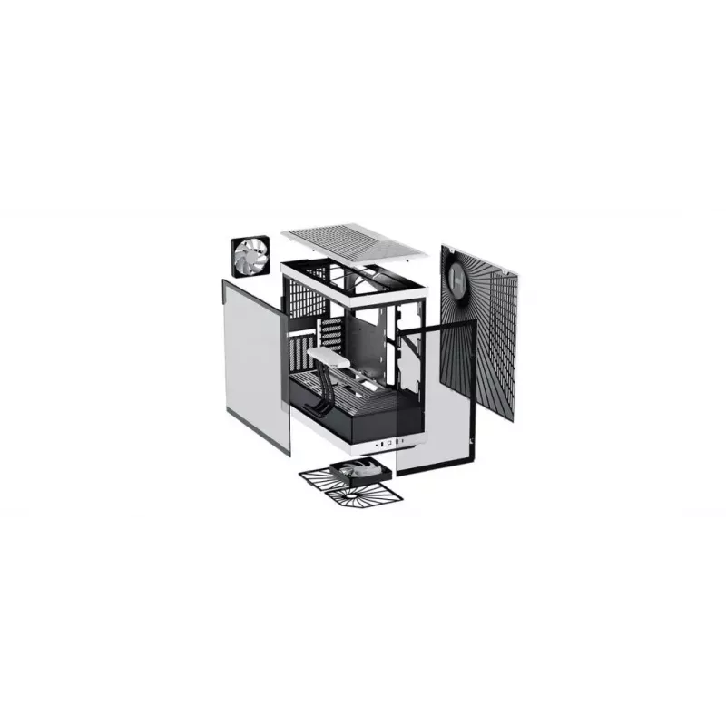 PC Case HYTE Y40 Midi Tower Black, White