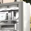 Aerocool D501A Midi Tower Black, Wood