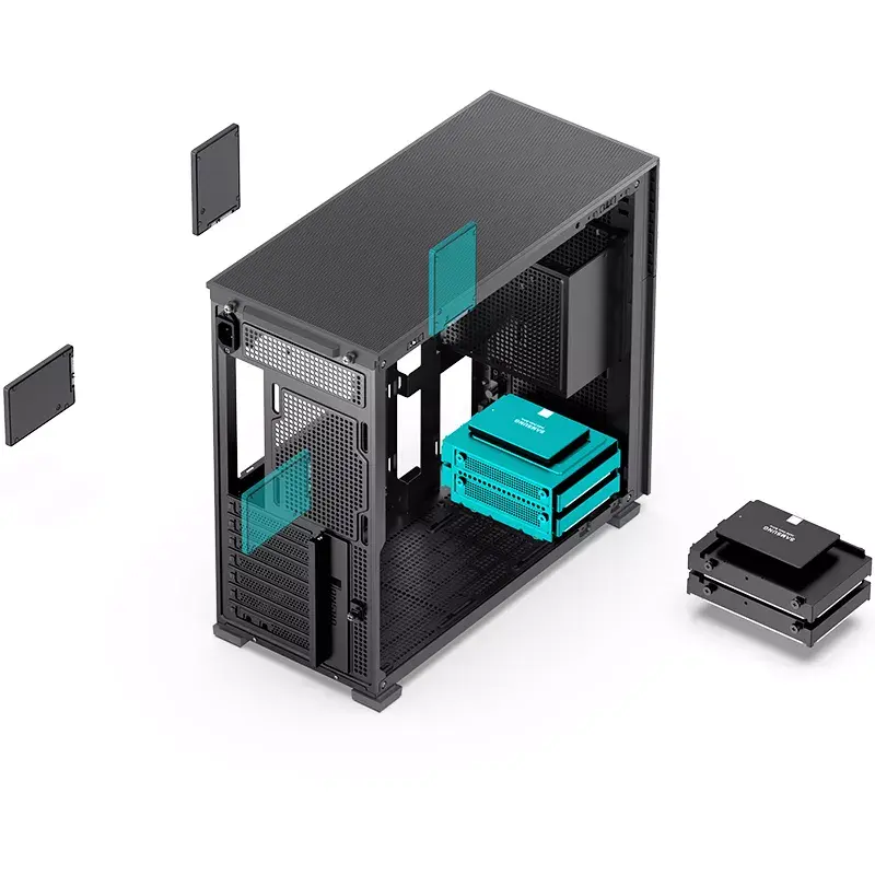 PC Case Jonsbo D41 STD Midi Tower Black