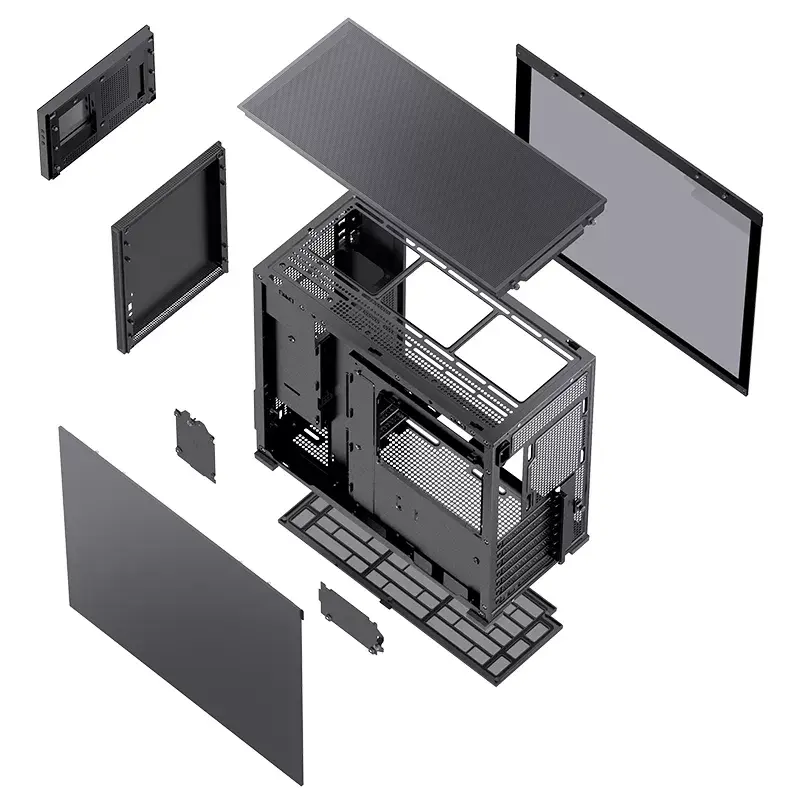 PC Case Jonsbo D41 STD Midi Tower Black