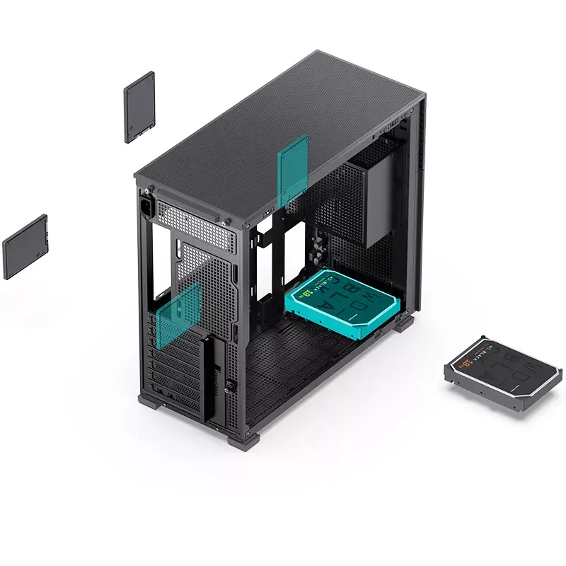 PC Case Jonsbo D41 STD Midi Tower Black