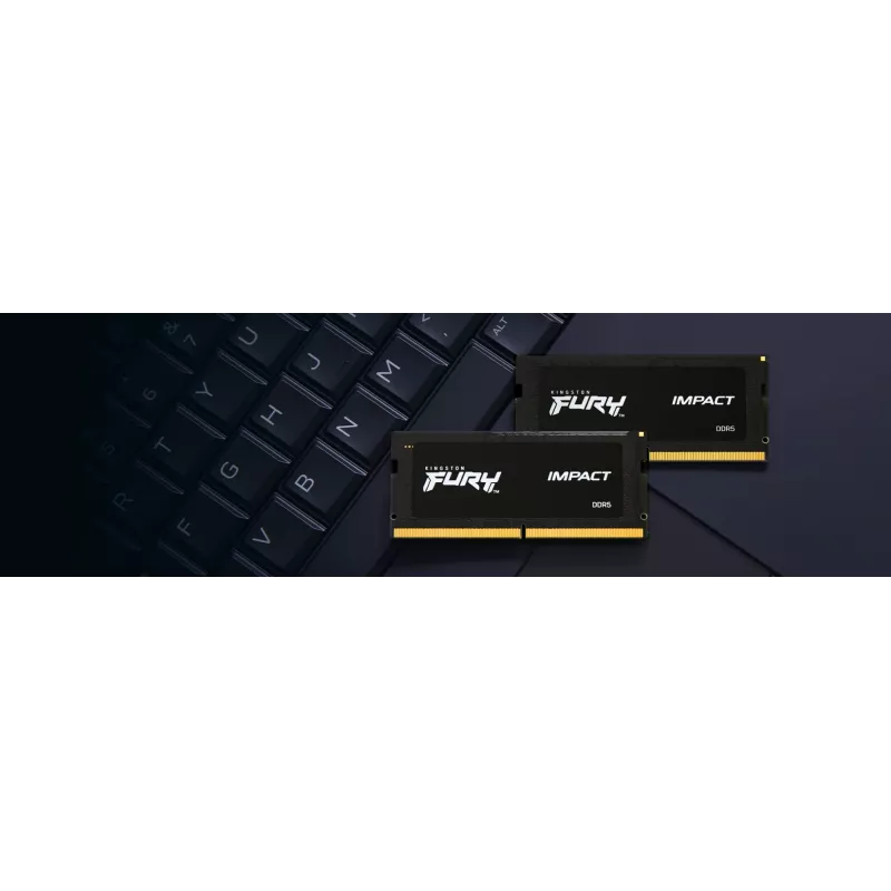 Kingston Technology FURY 16GB 6400MT/s DDR5 CL38 SODIMM Impact XMP