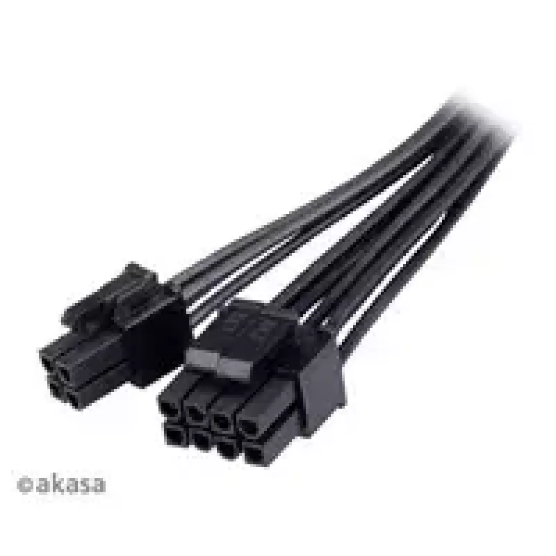 Adapter cable Akasa AK-CBPW22-15 — 8-pin EPS to 4-pin ATX, 15 cm