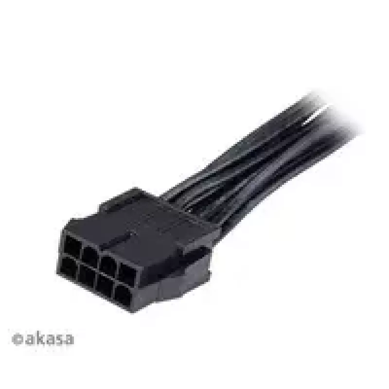 Adapter cable Akasa AK-CBPW22-15 — 8-pin EPS to 4-pin ATX, 15 cm