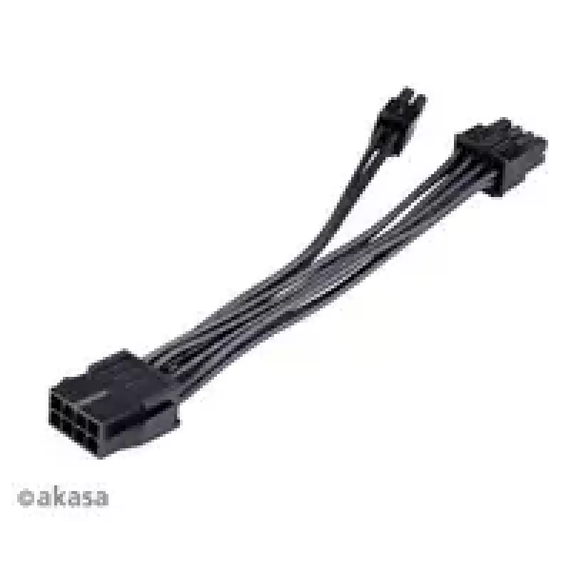 Adapter cable Akasa AK-CBPW22-15 — 8-pin EPS to 4-pin ATX, 15 cm