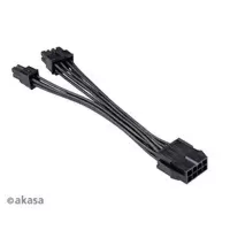 Adapter cable Akasa AK-CBPW22-15 — 8-pin EPS to 4-pin ATX, 15 cm