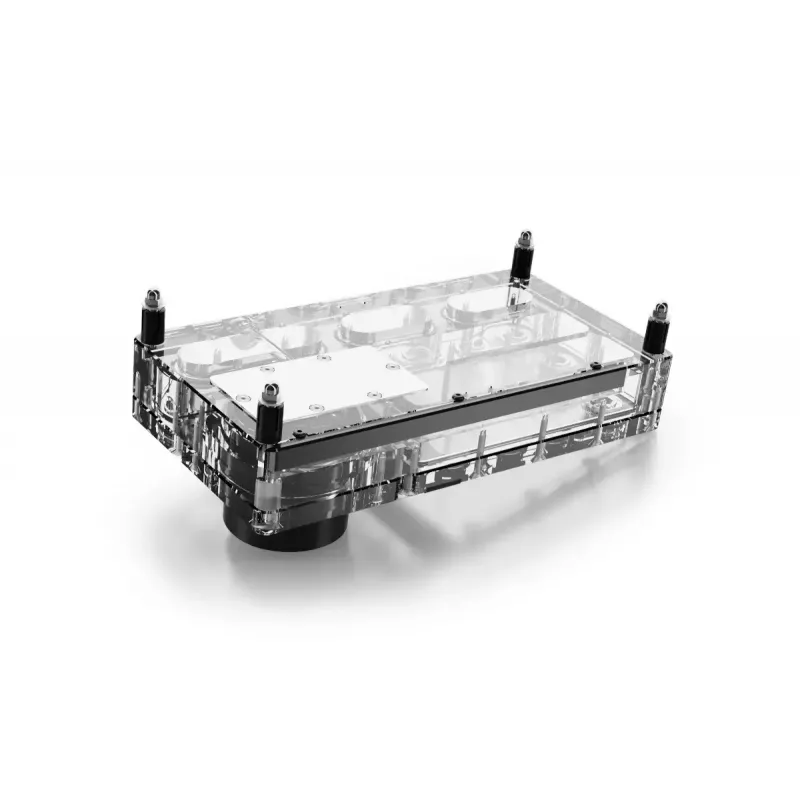 Pump & reservoir Alphacool Core Distro Plate Black Transparent Acrylic Aluminium Ceramic Synthetic