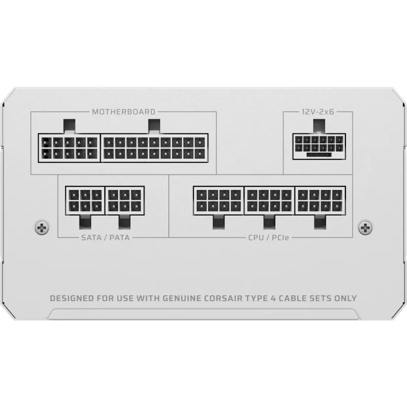 CORSAIR Power Supply - Rme Series Rm850e - Fully Modular Low-noise ATX - White