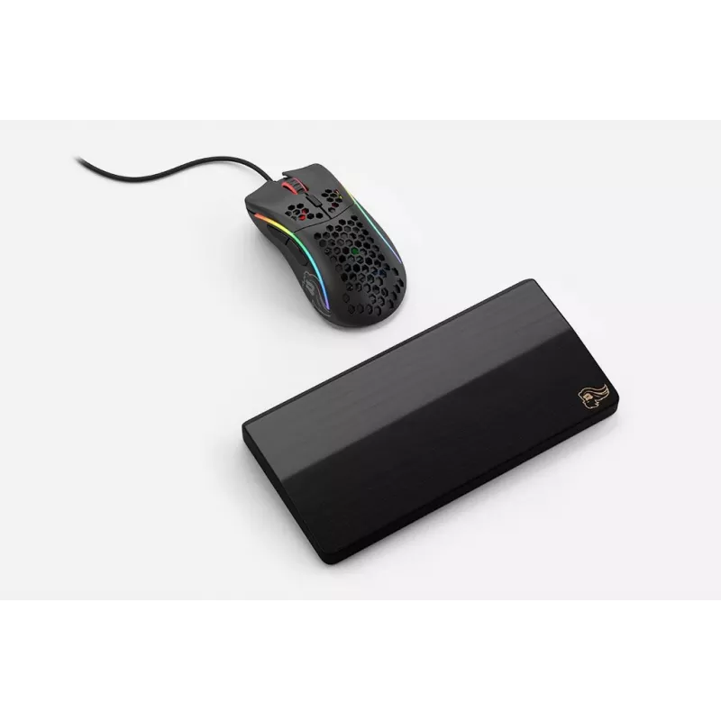 Glorious Gaming Wooden Mouse Wrist Rest, Black, Wood, 200 mm, 100 mm, 19 mm, 200 x 100 x 19 mm