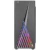 Aerocool DELTABKV1 ATX PC Case RGB Front Full Side Window 12cm Fan Black
