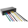 InLine Flat Ultraslim Patch Cable U/UTP Cat.6 Gigabit ready black 1m