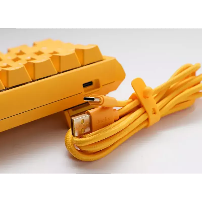 Ducky One 3 Yellow Mini Keyboard Gaming USB Mechanical RGB LED