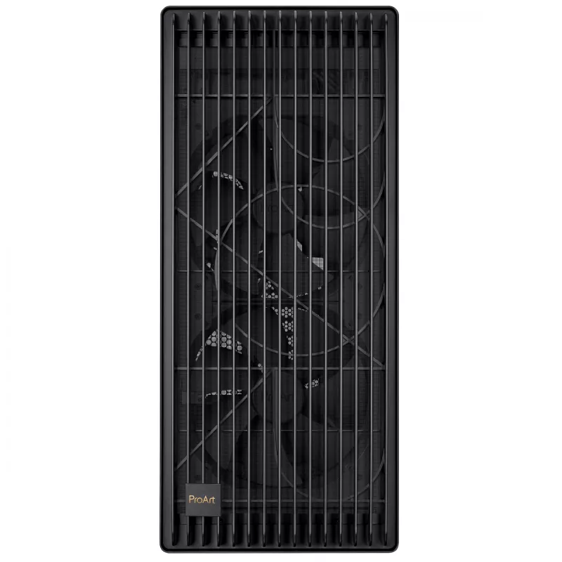 PC Case ASUS ProArt PA602 Midi Tower Black — ATX/EATX support, tempered glass, 2x200mm front fans, 360mm top radiator, GPU up to 450mm