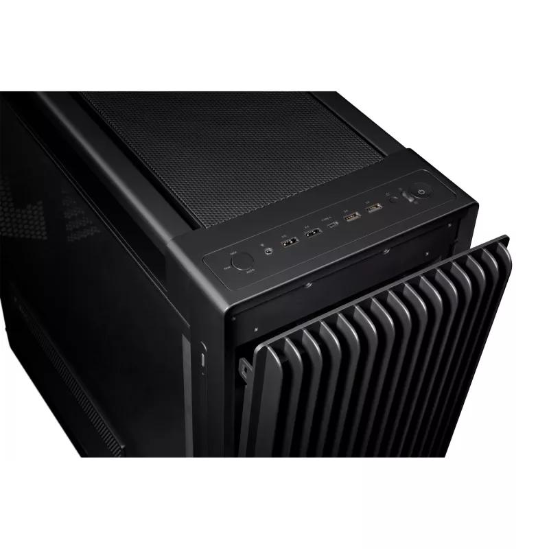 PC Case ASUS ProArt PA602 Midi Tower Black — ATX/EATX support, tempered glass, 2x200mm front fans, 360mm top radiator, GPU up to 450mm