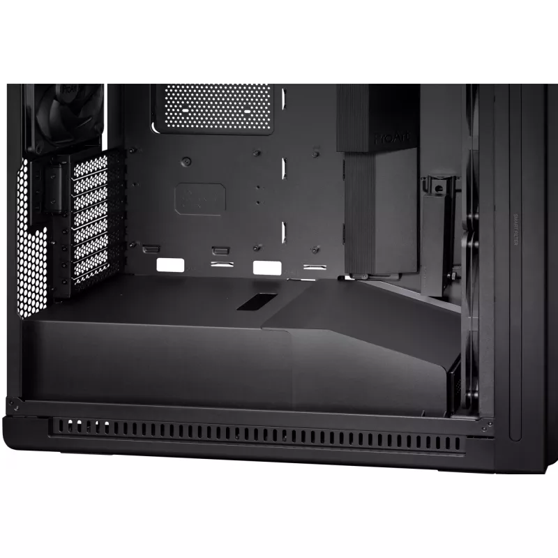 PC Case ASUS ProArt PA602 Midi Tower Black — ATX/EATX support, tempered glass, 2x200mm front fans, 360mm top radiator, GPU up to 450mm