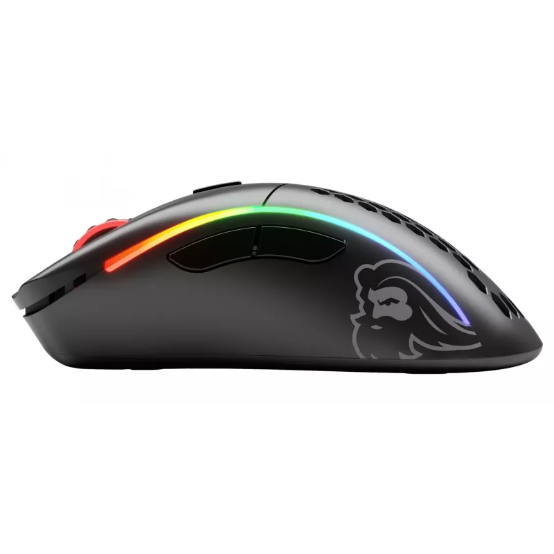 Glorious Gaming Glorious Model D Wireless - Matte Black, Right-hand, RF Wireless, 19000 DPI, Black