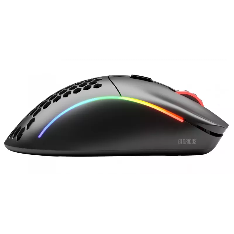 Glorious Gaming Glorious Model D Wireless - Matte Black, Right-hand, RF Wireless, 19000 DPI, Black