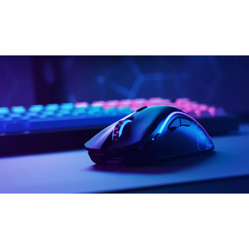 Glorious Gaming Glorious Model D Wireless - Matte Black, Right-hand, RF Wireless, 19000 DPI, Black