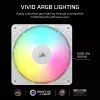 Fan Corsair RS120 ARGB 12 cm White 420-2100 RPM 3 pcs