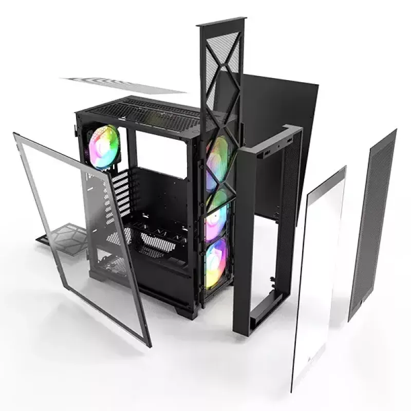 PC Case Montech AIR 1000 PREMIUM Midi Tower Black