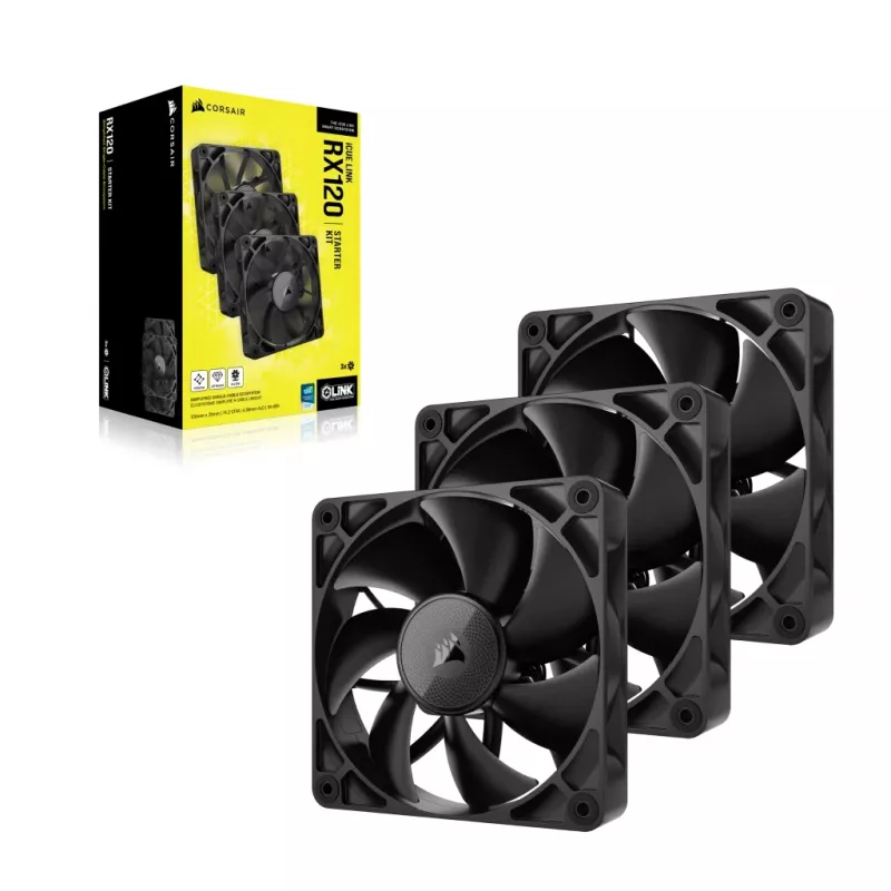CORSAIR Rx Series Icue Link Rx120 120mmfan Triple Fan Kit