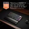 Mechanical Gaming Keyboard GLORIOUS GMMK 3 PRO HE 75% Wireless RF + Bluetooth, RGB, US QWERTY, Black