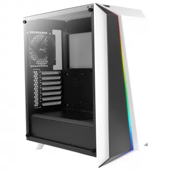 PC Case Aerocool Cylon Pro Tempered Glass Midi Tower White