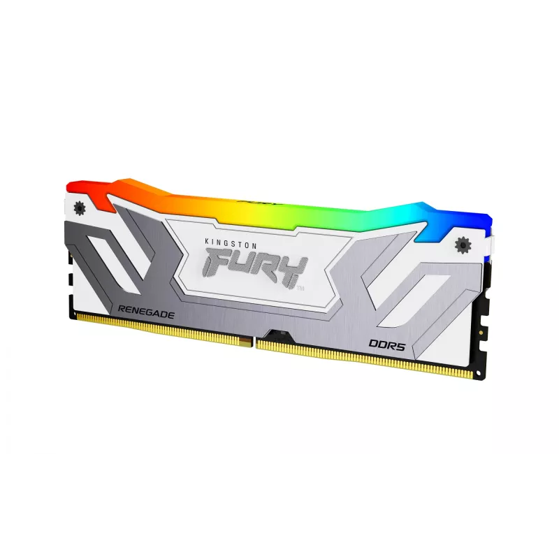 Kingston Technology FURY 48GB 8400MT/s DDR5 CL40 CUDIMM (Kit of 2) Renegade RGB White XMP