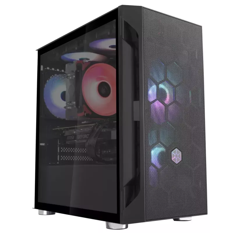 PC Case Silverstone FARA H1M Micro Tower Black