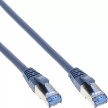 InLine Patch Cable S/FTP PiMF Cat.6A halogen free 500MHz blue 5m