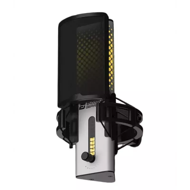 PC microphone Endgame Gear XSTRM — wired USB, sensitivity -36 dB, 20–20000 Hz, touch controls, 2 m cable, black/white