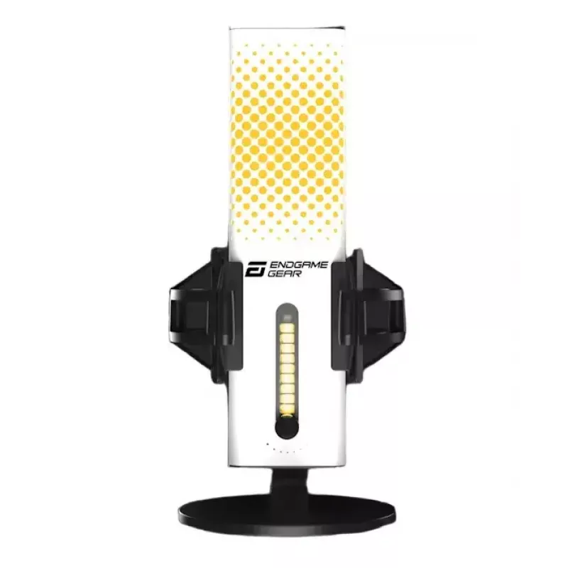 PC microphone Endgame Gear XSTRM — wired USB, sensitivity -36 dB, 20–20000 Hz, touch controls, 2 m cable, black/white